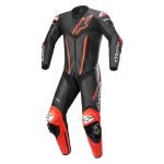 Custom Motorbike Fusion Race Suit Black Red front