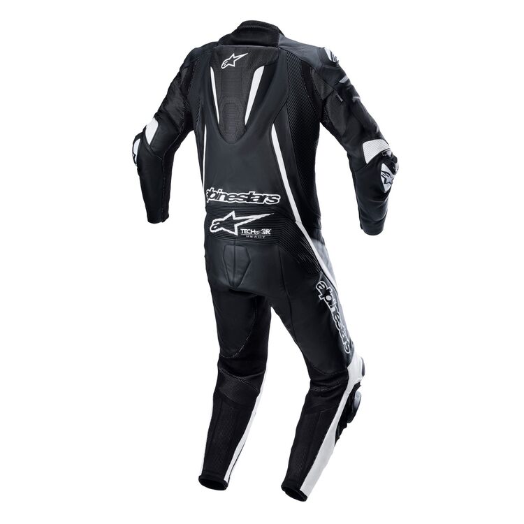 Custom Motorbike Fusion Race Suit Black White back