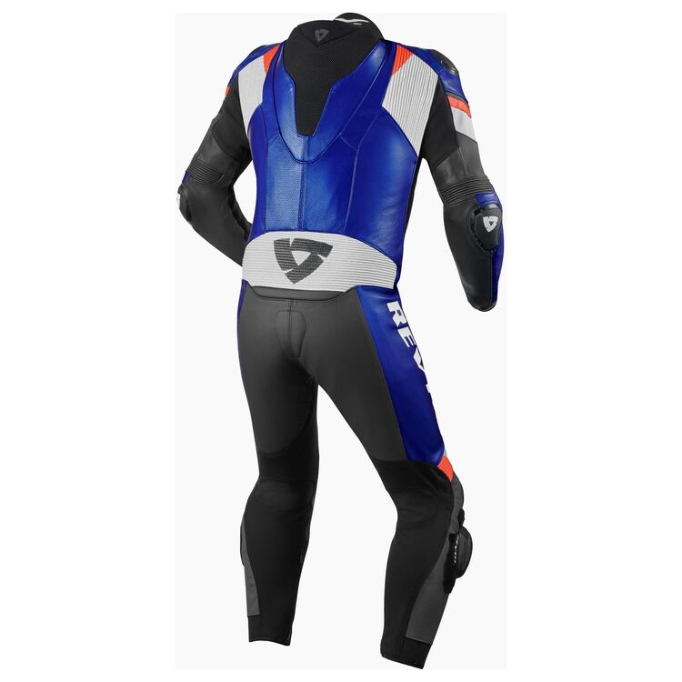 Custom Motorbike Suit Hyperspeed 2 black blue back