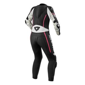 Custom Motorcycle Suit Xena 3 Black Pink back