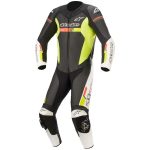 GP Force Chaser race suit black white red yellow front