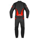 Laser Touring Motorbike Leather Racing Suit Black Red back