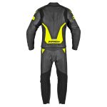 Laser Touring Motorbike Leather Racing Suit Black Yellow back