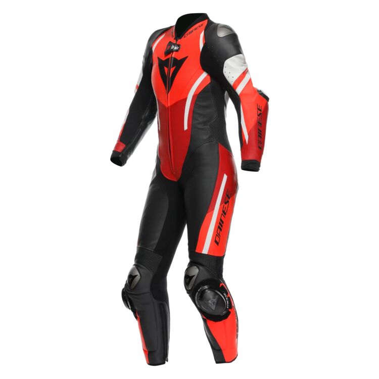 Misano 3 Motorcycle Race Suit Red Black front