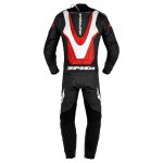 Motorcycle Racing Suit Laser Pro black white red back