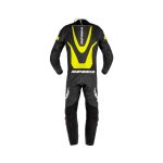 Motorcycle Racing Suit Laser Pro black yellow back