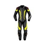 Motorcycle Racing Suit Laser Pro black yellow front