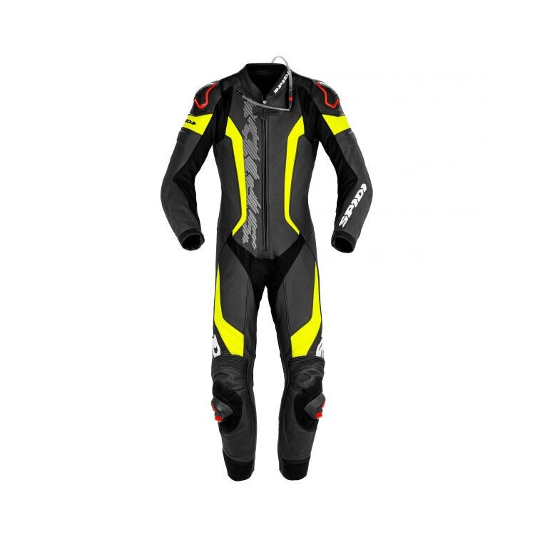 Motorcycle Racing Suit Laser Pro black yellow front