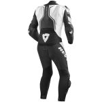 Vertex Pro motorbike leather race suit white black back