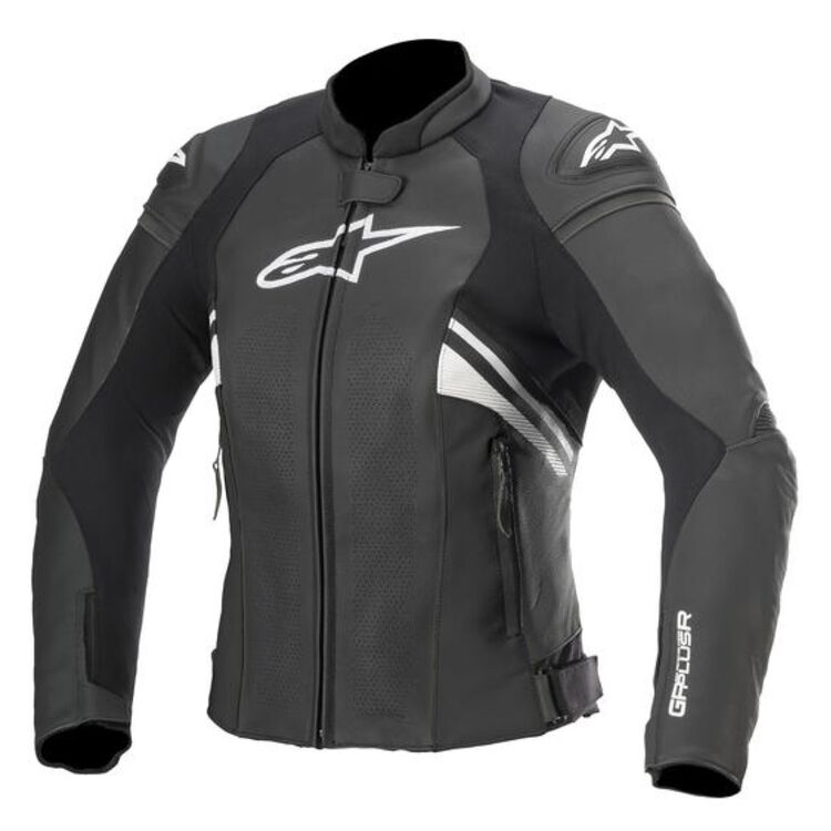 Stella GP Plus R v3 jacket black white front