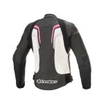 Stella GP Plus R v3 jacket black white pink back