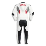 Ducati 1299 Motorcycle Leather Racing Suit White Black Red Back