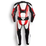 Ducati Motorcycle Leather Racing Suit Black Red White Back